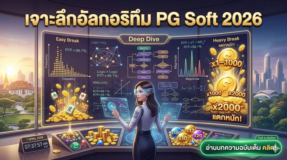เจาะลึกอัลกอริทึม PG Soft 2026