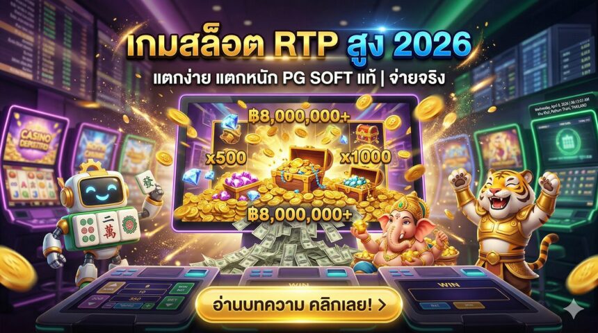 วิเคราะห์ 5 เกมสล็อต RTP สูง 2026