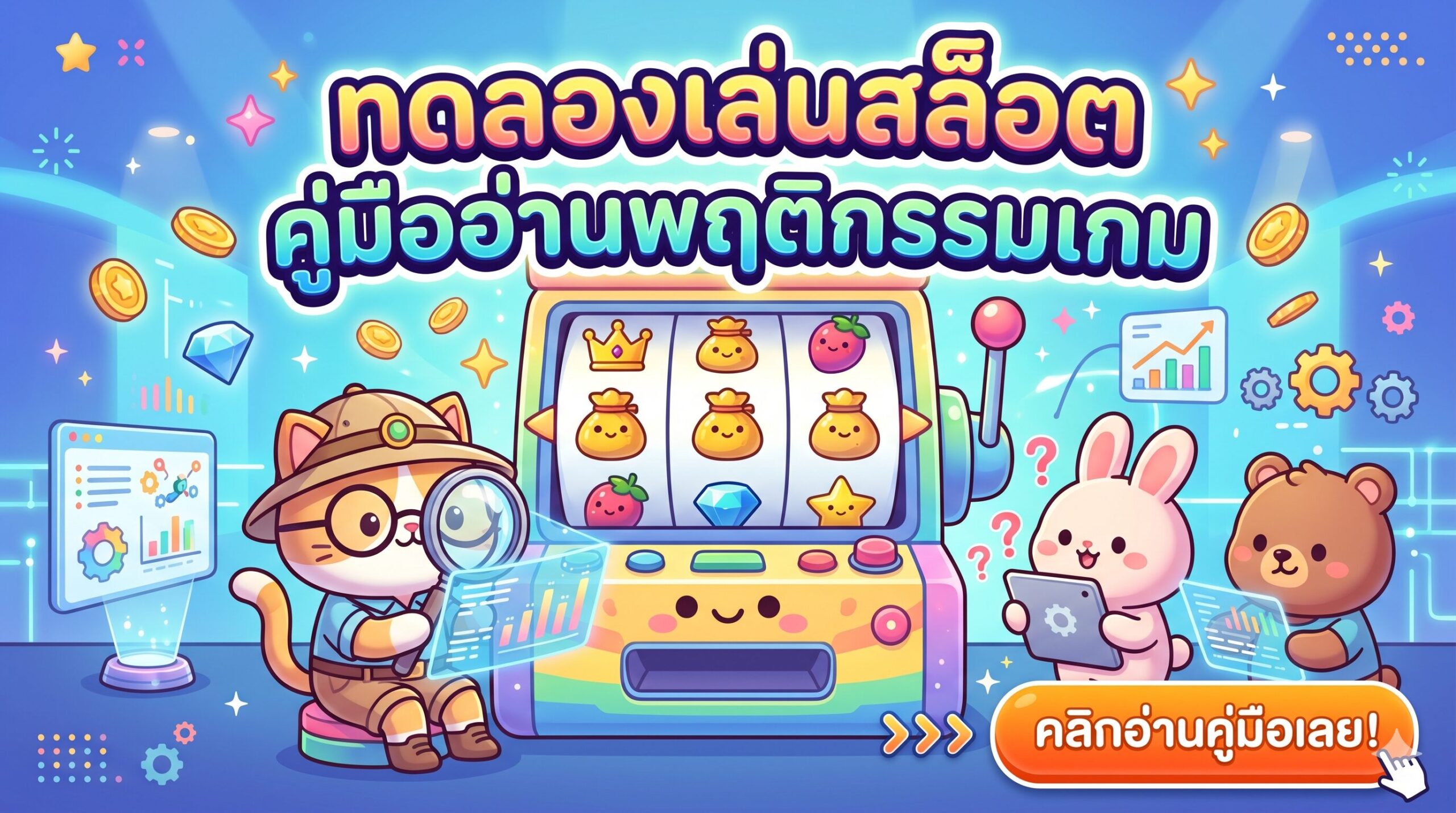 ทดลองเล่นสล็อต คู่มืออ่านพฤติกรรมเกม