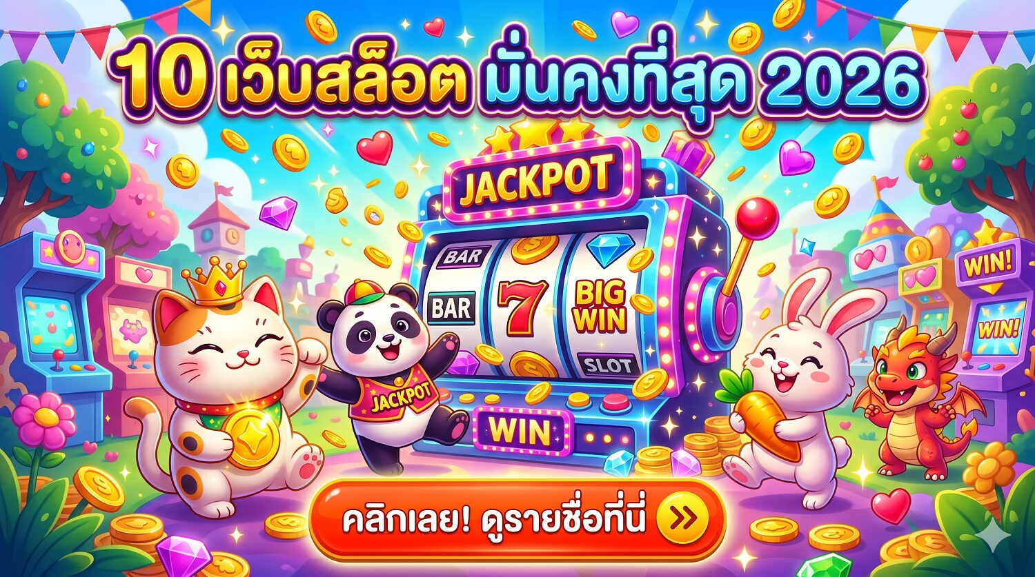10 เว็บสล็อต มั่นคงที่สุด 2026 วิธีเลือกเว็บตรงไม่ผ่านเอเย่นต์