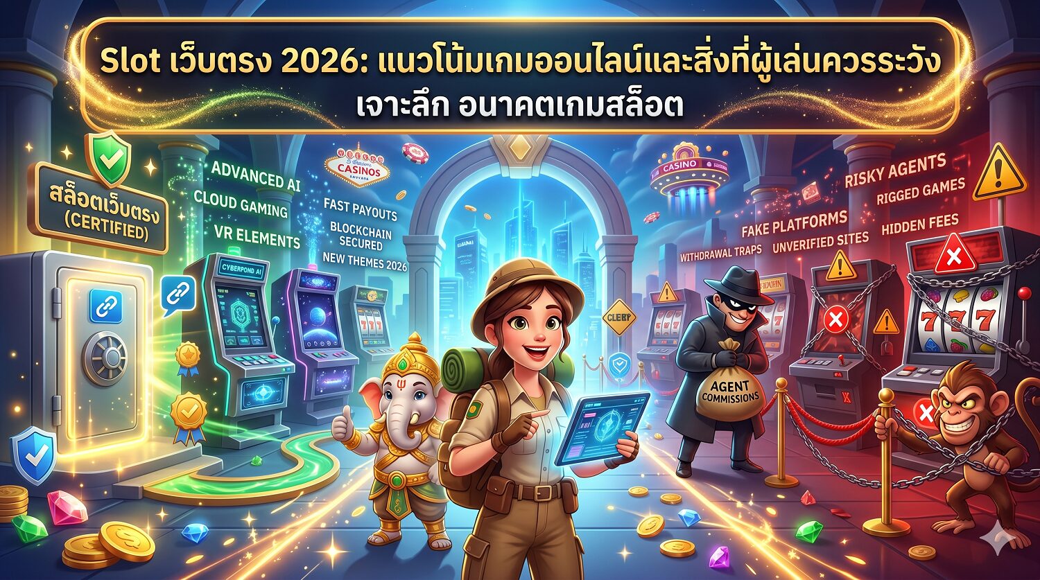 Slot เว็บตรง 2026 แนวโน้มเกมออนไลน์และสิ่งที่ผู้เล่นควรระวัง