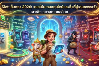 Slot เว็บตรง 2026 แนวโน้มเกมออนไลน์และสิ่งที่ผู้เล่นควรระวัง