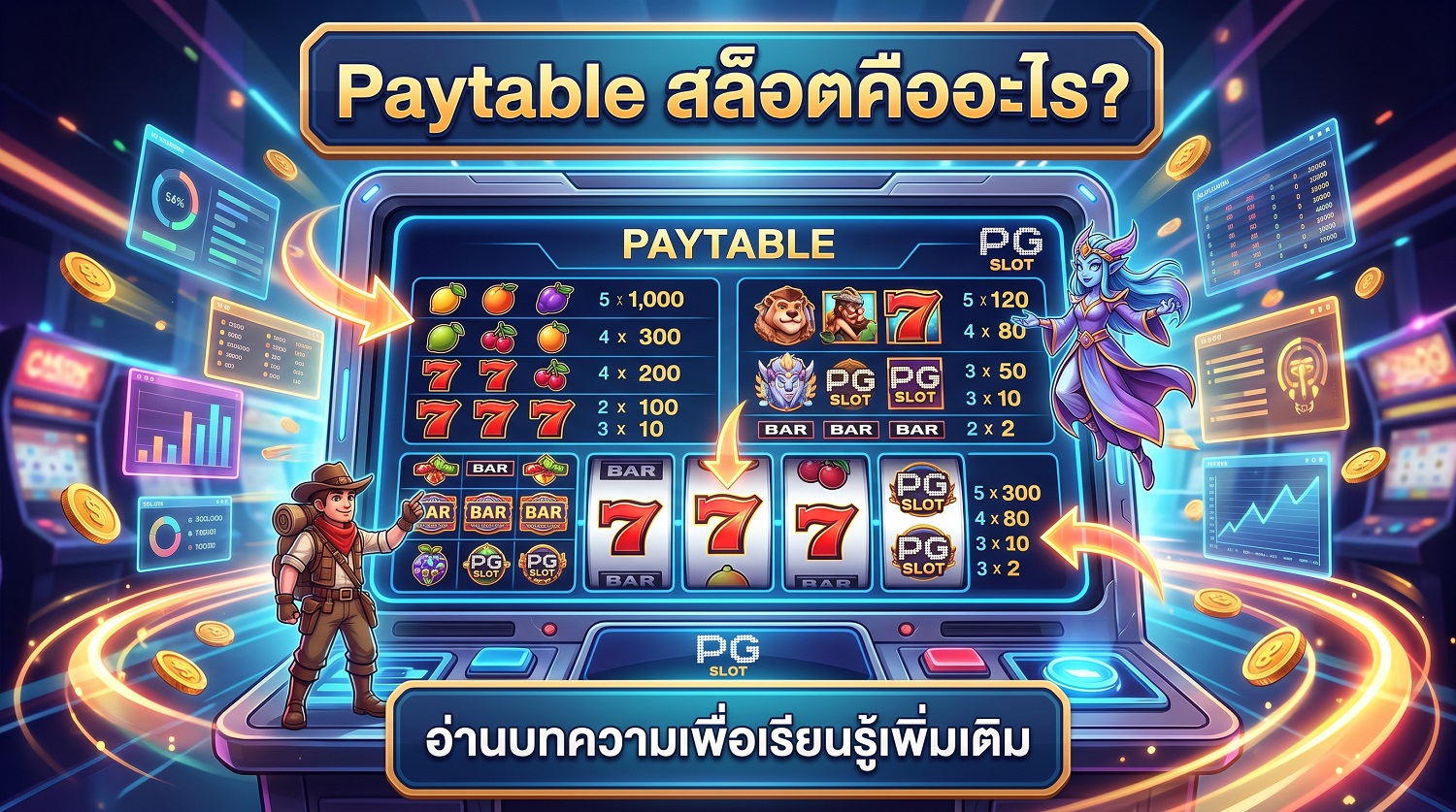 Paytable สล็อตคืออะไร
